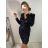 Sexy trägerloses Minikleid für Damen (S / M ONE SIZE) ITALIAN FASHION IMM22922