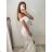 Šaty elegantní plesové dlouhé carmen dámské (S/M ONE SIZE) ITALSKá MóDA IMM2251830Q S/M schwarz