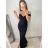 Šaty elegantní plesové dlouhé carmen dámské (S/M ONE SIZE) ITALSKá MóDA IMM2251830Q S/M schwarz