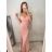 Šaty elegantní plesové dlouhé carmen dámské (S/M ONE SIZE) ITALSKá MóDA IMM2251830Q S/M schwarz
