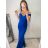 Šaty elegantní plesové dlouhé carmen dámské (S/M ONE SIZE) ITALSKá MóDA IMM2251830Q S/M schwarz