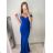 Šaty elegantní plesové dlouhé carmen dámské (S/M ONE SIZE) ITALSKá MóDA IMM2251830Q S/M schwarz