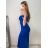 Šaty elegantní plesové dlouhé carmen dámské (S/M ONE SIZE) ITALSKá MóDA IMM2251830Q S/M schwarz