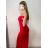 Šaty elegantní plesové dlouhé carmen dámské (S/M ONE SIZE) ITALSKá MóDA IMM2251830Q S/M schwarz