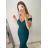Šaty elegantní plesové dlouhé carmen dámské (S/M ONE SIZE) ITALSKá MóDA IMM2251830Q S/M schwarz