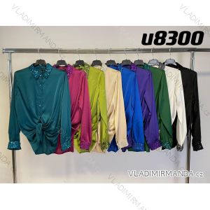 Košile oversize dlouhý rukáv dámské (S/M.ONE SIZE) ITALSKÁ MÓDA IMM2152516