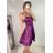 Elegantes Damen-Partykleid mit langen Ärmeln (S/M ONE SIZE) ITALIAN FASHION IM322282