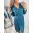 Elegantes, langärmliges Glitzerkleid für Damen (Einheitsgröße S/M) ITALIAN FASHION IMWGS223661 S/M rot