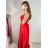 Carmen Sommer Sommer Schulterkleid (UNI S / M) ITALIENISCHE MODE IMM20628