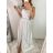 Carmen Sommer Sommer Schulterkleid (UNI S / M) ITALIENISCHE MODE IMM20628
