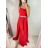 Carmen Sommer Sommer Schulterkleid (UNI S / M) ITALIENISCHE MODE IMM20628