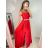 Carmen Sommer Sommer Schulterkleid (UNI S / M) ITALIENISCHE MODE IMM20628