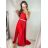 Carmen Sommer Sommer Schulterkleid (UNI S / M) ITALIENISCHE MODE IMM20628