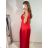Šaty dlouhé společenské elegantní plesové dámské (S/M ONE SIZE) ITALSKÁ MÓDA IMM22Q52232