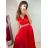 Šaty dlouhé společenské elegantní plesové dámské (S/M ONE SIZE) ITALSKÁ MÓDA IMM22Q52232