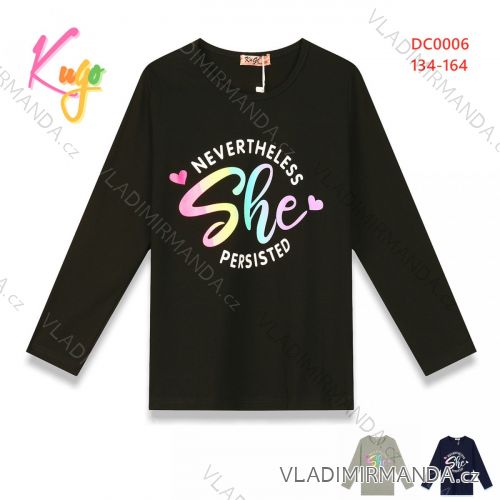T-Shirt mit langen Ärmeln für Teenager (134-164) KUGO DC0006