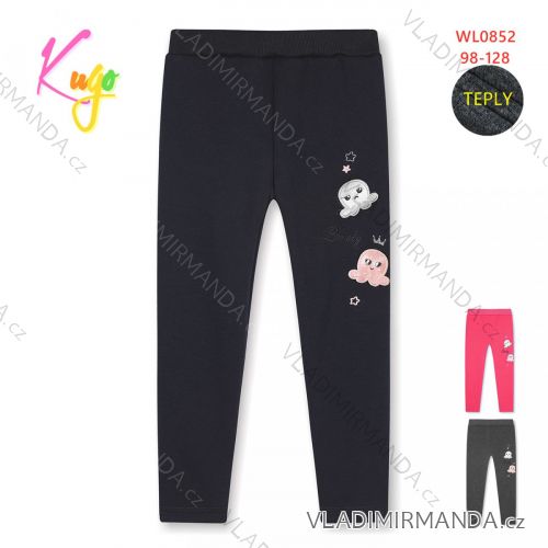 Leggings warm lang Kinder Mädchen (98-128) KUGO FL6707