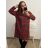 Langärmliges Damenkleid in Übergröße (XL/2XL EINHEITSGRÖSSE) ITALIAN FASHION IMWQ22ELISA