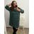 Langärmliges Damenkleid in Übergröße (XL/2XL EINHEITSGRÖSSE) ITALIAN FASHION IMWQ22ELISA