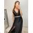 Šaty dlouhé společenské elegantní plesové dámské (S/M ONE SIZE) ITALSKÁ MÓDA IMM22Q52232