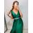 Šaty dlouhé společenské elegantní plesové dámské (S/M ONE SIZE) ITALSKÁ MÓDA IMM22Q52232