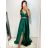 Šaty dlouhé společenské elegantní plesové dámské (S/M ONE SIZE) ITALSKÁ MÓDA IMM22Q52232