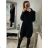 Damen-Strickkleid mit langen Ärmeln und Rollkragen (Einheitsgröße S/M) ITALIAN FASHION IM4227200