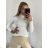 Warmer Strickpullover mit Rollkragen und langen Ärmeln für Damen (Einheitsgröße S/M) ITALIAN FASHION IMM22FD1001