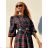 Kleid Elegant Weihnachten Langarm Damen Weihnachten (S/M ONE SIZE) ITALIAN FASHION IMM22BR1175