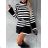 Sommerkleid Langarm geblümte Damen (UNI S / L) ITALIAN FASHION IMK20150