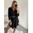 Sommerkleid Langarm geblümte Damen (UNI S / L) ITALIAN FASHION IMK20150