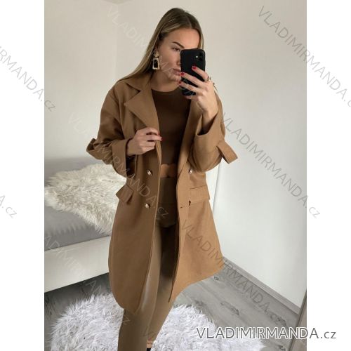 Kabátek jarní slabý dámský (S/M ONE SIZE) ITALSKÁ MÓDA IMWG22217