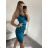 Šaty elegantní společenské třpytivé bez rukávu dámské (S/M ONE SIZE) ITALSKá MóDA IM4221086 S/M schwarz