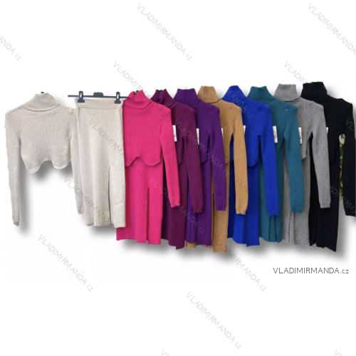 Damen-Strickpullover mit langen Ärmeln (Einheitsgröße S/M) ITALIAN FASHION IMP22003000070