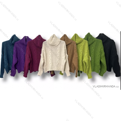 Damen-Strickpullover mit langen Ärmeln (Einheitsgröße S/M) ITALIAN FASHION IMP22003000070