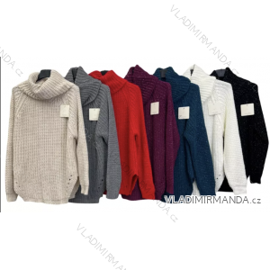 Damen-Strickpullover mit langen Ärmeln (Einheitsgröße S/M) ITALIAN FASHION IMP22003000070