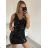 Sexy trägerloses Minikleid für Damen (S / M ONE SIZE) ITALIAN FASHION IMM22922