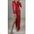 Elegantes Damenkleid mit langen Ärmeln (Einheitsgröße S/M) ITALIAN FASHION IMPBB22B23160