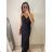 Elegantes langes Partykleid für Damen mit Trägern (S/M EINHEITSGRÖSSE) ITALIAN FASHION IMM2255333/DU S/M rosa
