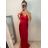 Langes, elegantes, trägerloses Ballkleid für Damen (Einheitsgröße S/M) ITALIAN FASHION IMWE226472