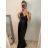 Langes, elegantes, trägerloses Ballkleid für Damen (Einheitsgröße S/M) ITALIAN FASHION IMWE226472 S/M königsblau