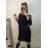 Elegantes Langarmkleid für Damen (Einheitsgröße S/M) ITALIAN FASHION IMWKK224087