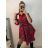 Elegantes Langarm-Hemdkleid für Damen (S/M EINHEITSGRÖSSE) ITALIAN FASHION IMWD22SOFIA