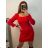 Šaty plesové dlouhé elegantní bez rukávu dámské (S/M ONE SIZE) ITALSKÁ MÓDA IMPBB22B22876 S/M rot