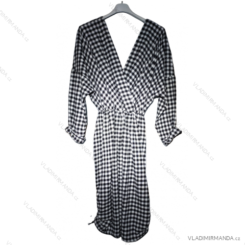 Elegantes Langarmkleid für Damen in Übergröße (XL/2XL/3XL Einheitsgröße) ITALIAN FASHION IMWQ22MARIA