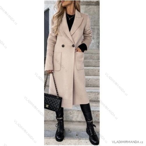 Damenmantel mit Fleecefutter (Einheitsgröße S/M) ITALIAN FASHION IMWB22276 S/M Creme