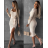 Elegantes gestricktes Langarmkleid für Damen (S/M EINHEITSGRÖSSE) ITALIAN FASHION IMPOC237179y