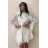 Elegantes Langarmkleid aus Spitze für Damen (S/M/L Einheitsgröße) ITALIAN FASHION IMPOC236364