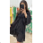 Elegantes Langarmkleid aus Spitze für Damen (S/M/L Einheitsgröße) ITALIENISCHE MODE IMPOC236345