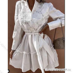 Elegantes Langarm-Hemdkleid für Damen (Einheitsgröße S/M) ITALIAN FASHION IMPOC236337